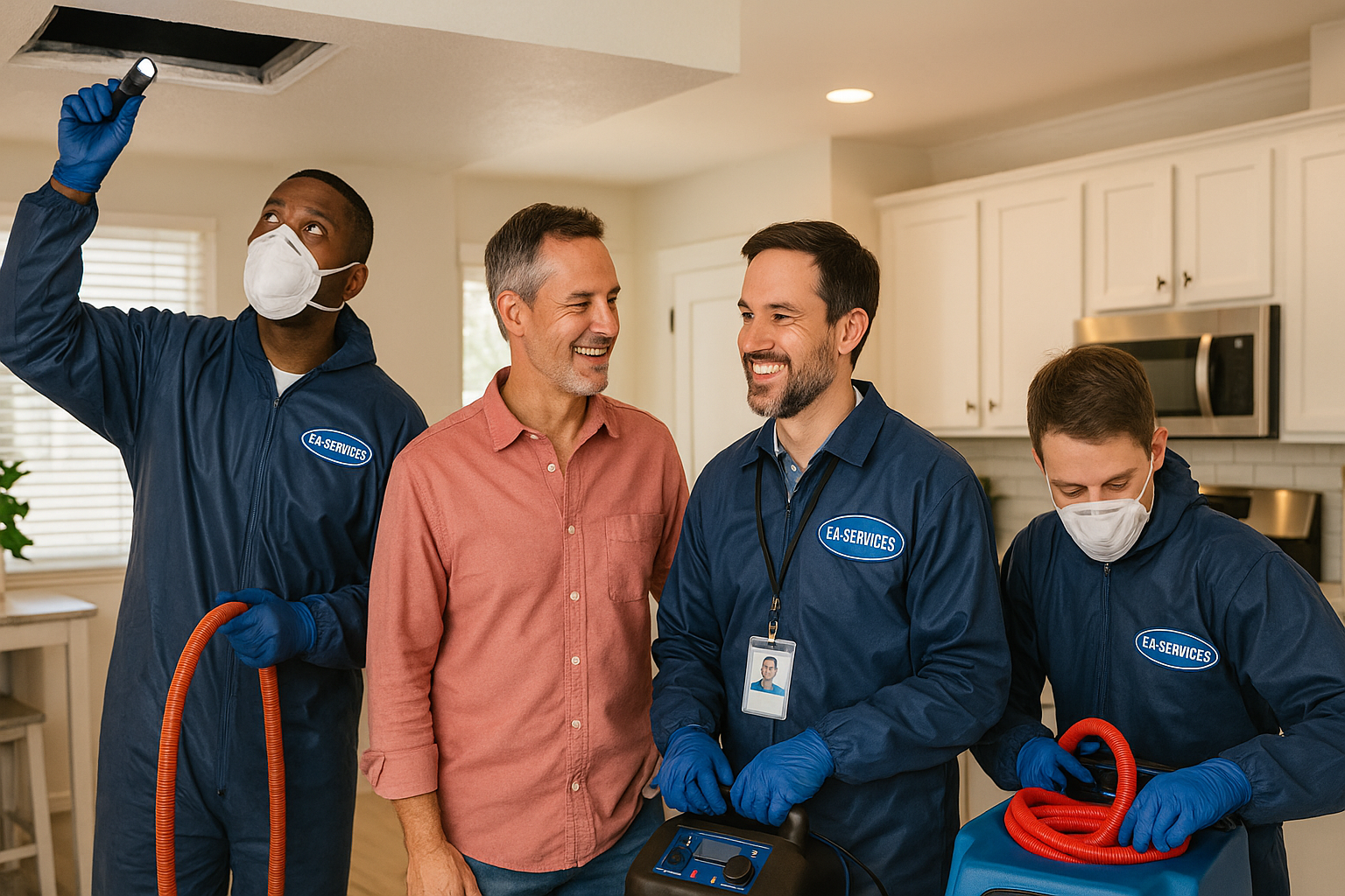Professional cleaning team working in Carefree